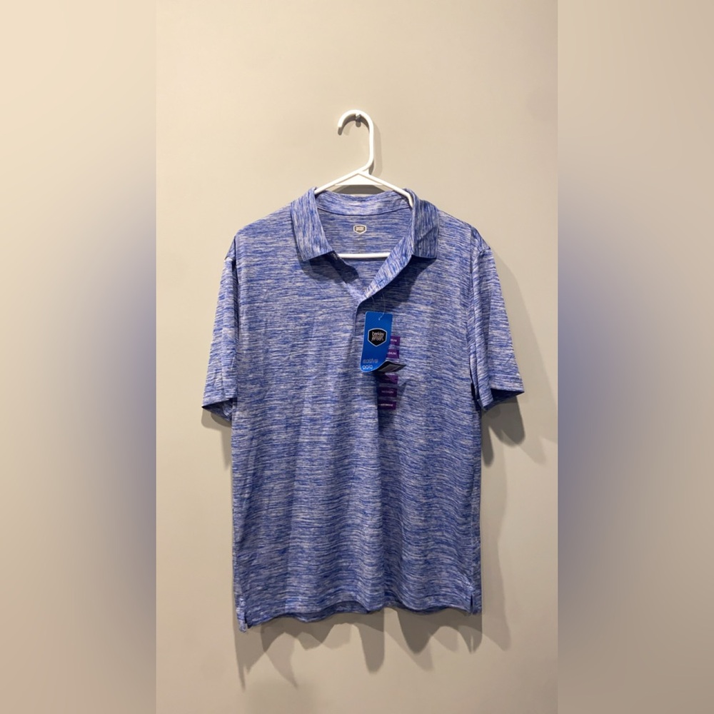 Blue Men’s Striped Polo shirt